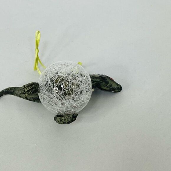 Design Toscano Blitzer the T-Rex Holiday Ornament Before reindeer, Santa's sleig - Picture 2 of 4